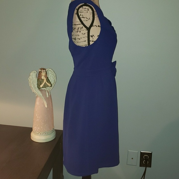 New Modcloth L & M Sleeveless Scallop Bow Dress - Picture 4 of 8